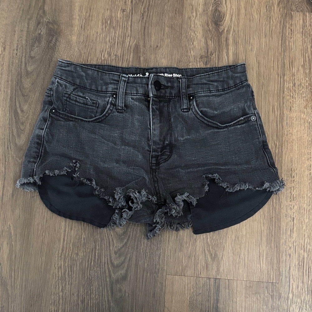 Mossimo Supply Co. Dark Gray Jean Shorts